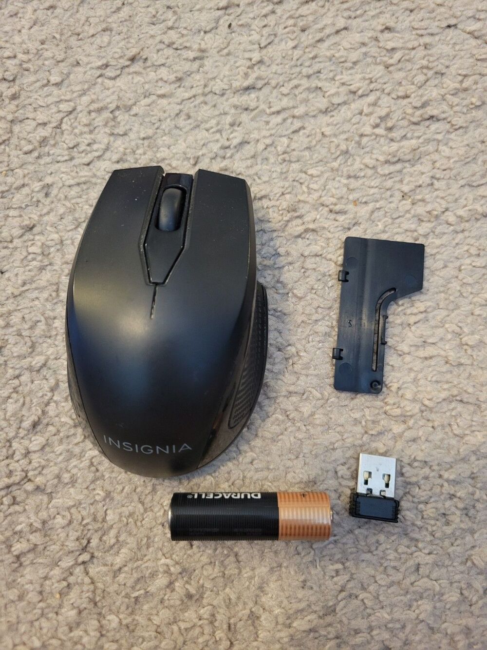 Insignia Wireless Optical Mouse Ns Pnm6003 Bk Black works great